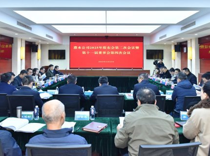 澧水公司召開2025年股東會第二次會議暨第十一屆董事會第四次會議